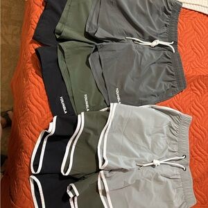 YoungLA Athletic Shorts - Black, Green, Gray